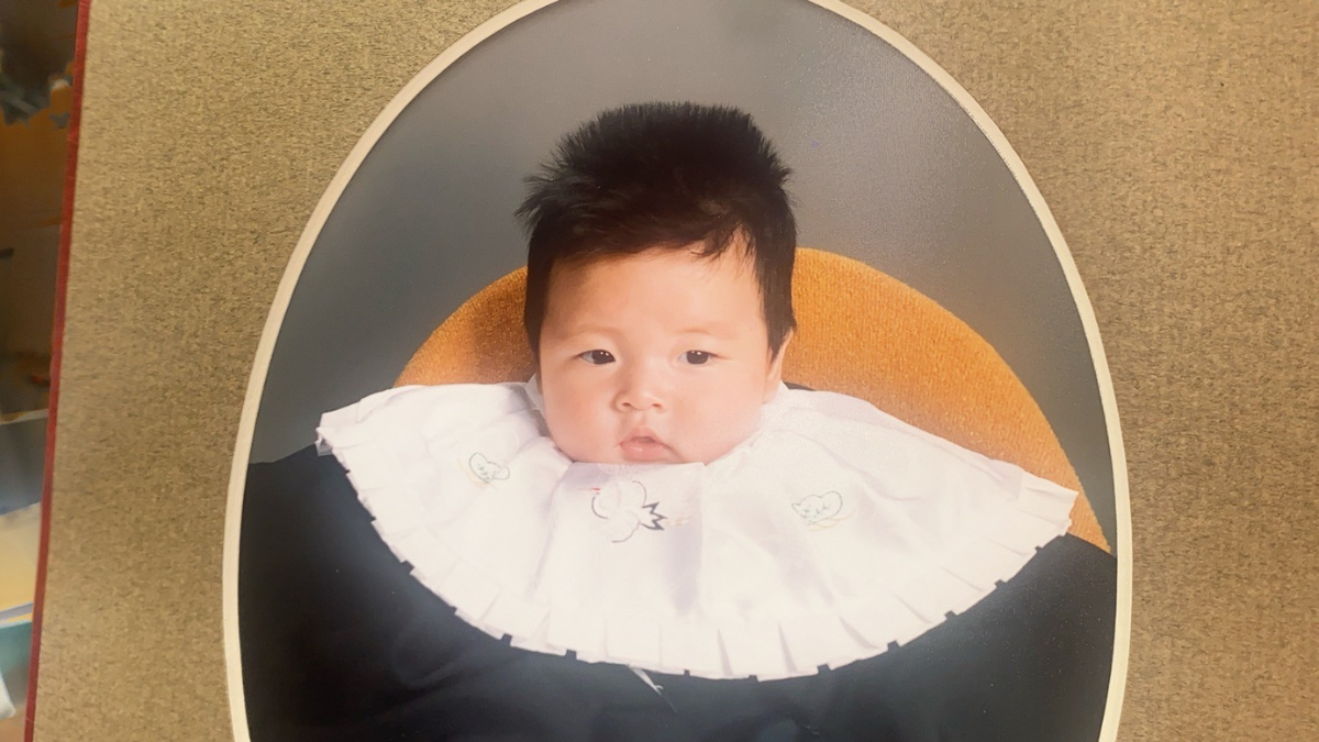 誕生の写真